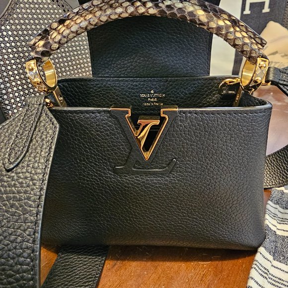 Louis Vuitton Capucines Mini python trim *SALE* - Picture 11 of 16